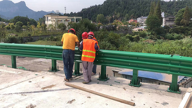 乐山高速公路护栏板的维护确保道路安全的关键环节